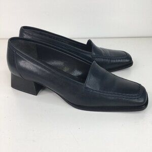 Bally Blue Leather Loafers  FRATTASIO Made in Italy- Size 8M 38 1/2E